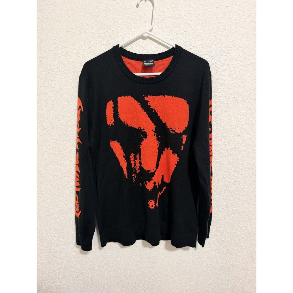 ICE NINE KILLS Sweater Mask Intarsia Heavy Metal Goth Emo Hot Topic Womens large
